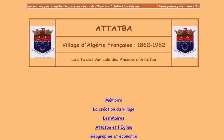 Toute la vie et l’historique du village d'Attatba.