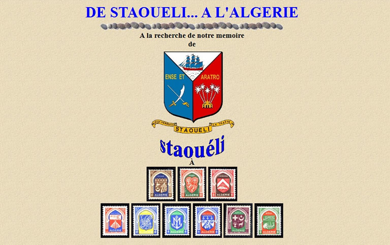 Souvenirs de ceux qui ont vécu à Staouéli.