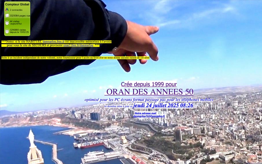 Histoire d’ORAN et de l’ALGERIE.