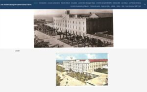 Histoire du Lycée, anciens élèves, anciens enseignants, le lycée et ses écrivains, les éditions Allo, les photos de classe, les adieux, les messages.