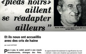 L’accueil des Pieds-Noirs en France, à leur arrivée en 1962.