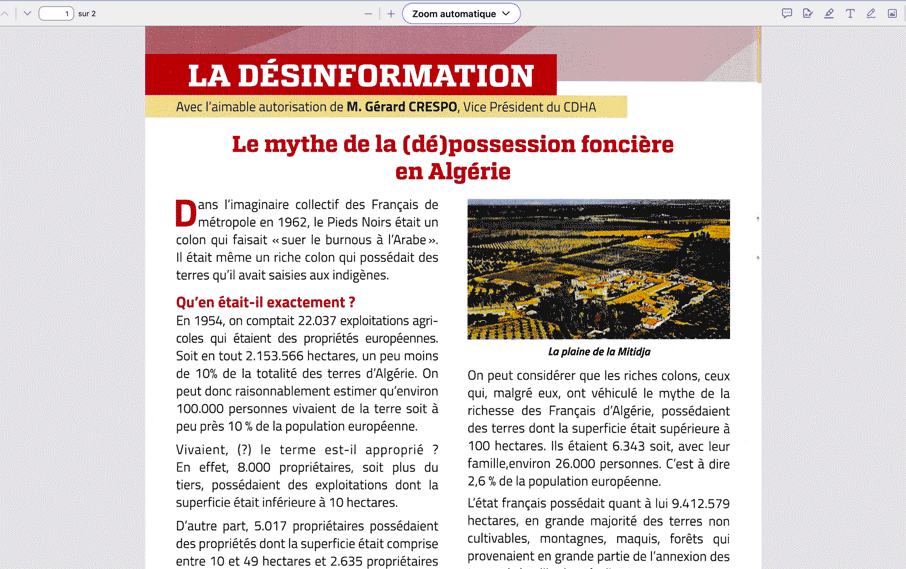 Le mythe de la (dé)possession foncière en Algérie